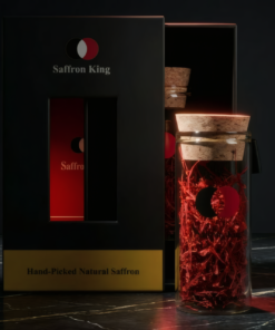 Safranfäden in eleganter Box – kulinarische Verwendung als Gewürz